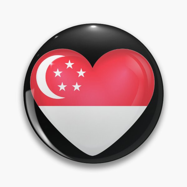 Item preview, Mi corazón está en Singapur, Love Singapore. designed and sold by ArtIsParty.