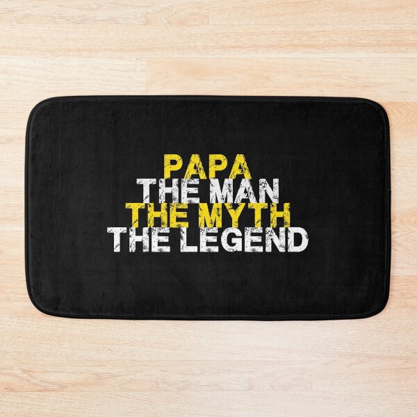 Item preview, Papa the man the myth the legend (black) 2 designed and sold by Nikmay Design.