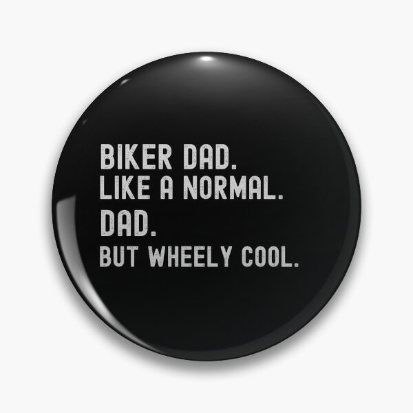 Item preview, Biker Dad Like A Normal Dad But Wheely Cool Graphic Shirt designed and sold by WilkDesign.