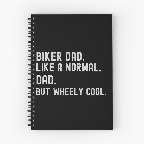 Item preview, Biker Dad Like A Normal Dad But Wheely Cool Graphic Shirt designed and sold by WilkDesign.