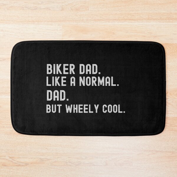 Item preview, Biker Dad Like A Normal Dad But Wheely Cool Graphic Shirt designed and sold by WilkDesign.