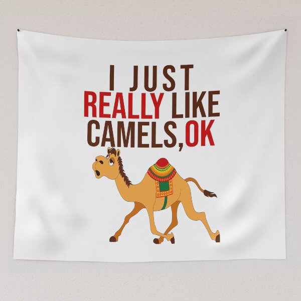 Item preview, Funny Camels I Just Really Like Camels Ok shirt designed and sold by PrintifyStyle.