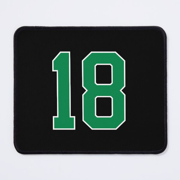 Item preview, 18 number, green lucky sports eighteen designed and sold by ArtIsParty.