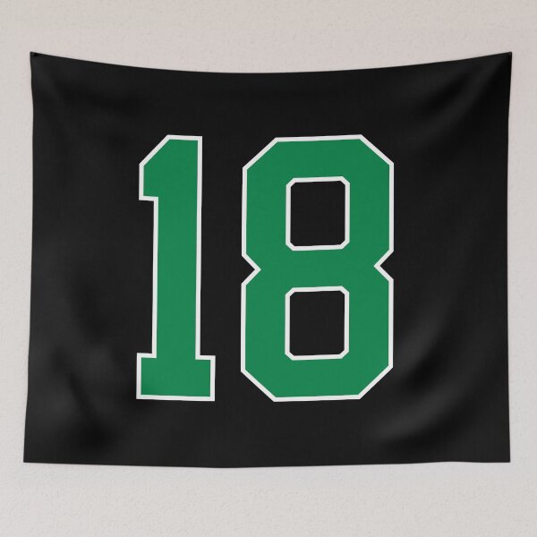 Item preview, 18 number, green lucky sports eighteen designed and sold by ArtIsParty.