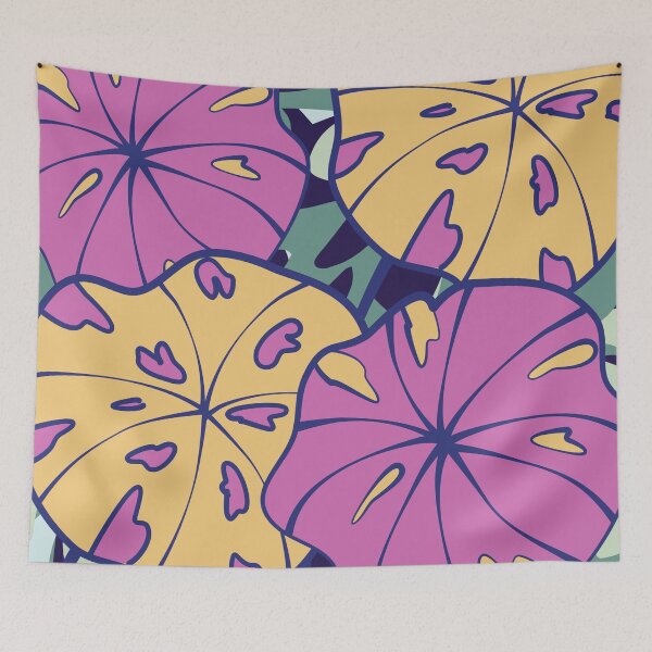 Item preview, Colorful Philodendron Tropical Leaves Pattern designed and sold by GraphicsClub.