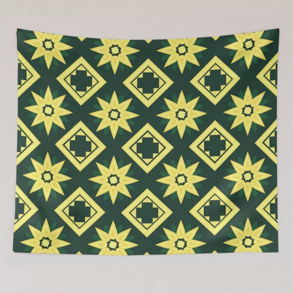 Item preview, Abstract modern art fabric pattern  designed and sold by mushopja.