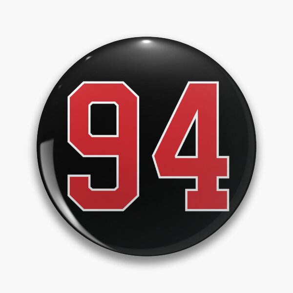 Item preview, Sports Number 94, red black color lucky sport ninety four designed and sold by ArtIsParty.