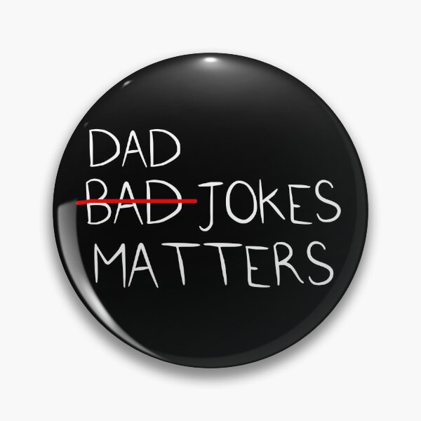 Item preview, Dad jokes matters (black) 2 designed and sold by Nikmay Design.