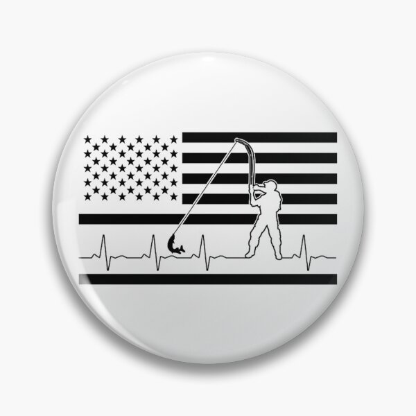 Item preview, fisherman heartbeat flag Black designed and sold by eandblissh.
