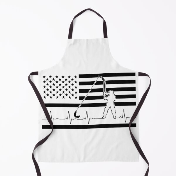 Item preview, fisherman heartbeat flag Black designed and sold by eandblissh.