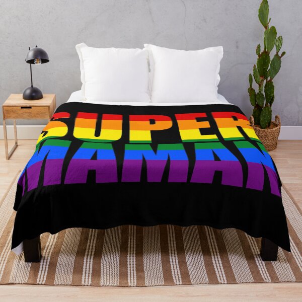 Item preview, Super mom in the colors of the gay flag designed and sold by PausePapote.