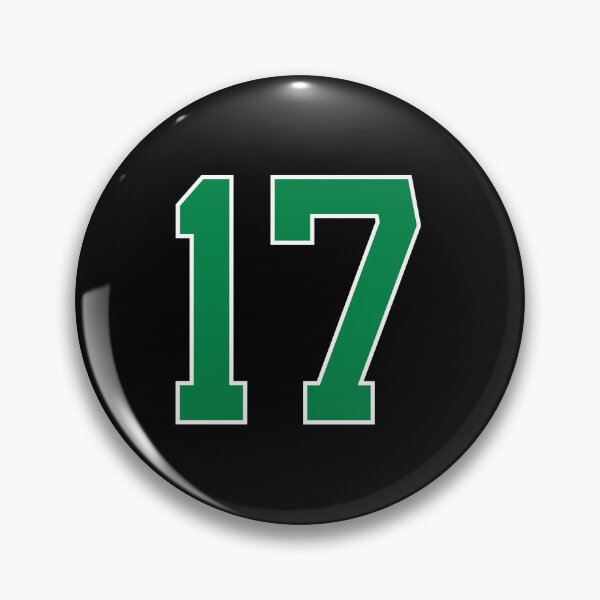 Item preview, 17 number, green lucky sports seventeen designed and sold by ArtIsParty.