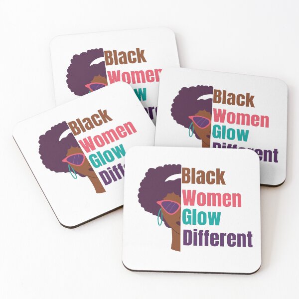 Item preview, Black Women Glow Different designed and sold by Nesro34.