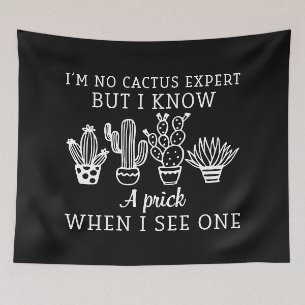 Item preview, Im No Cactus Expert But I Know A Prick When I See One Tee designed and sold by Moeez Javed.