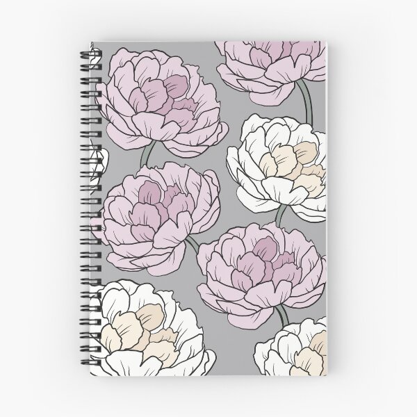 Item preview, The white and pink peonies in a lovely pattern designed and sold by marina63.