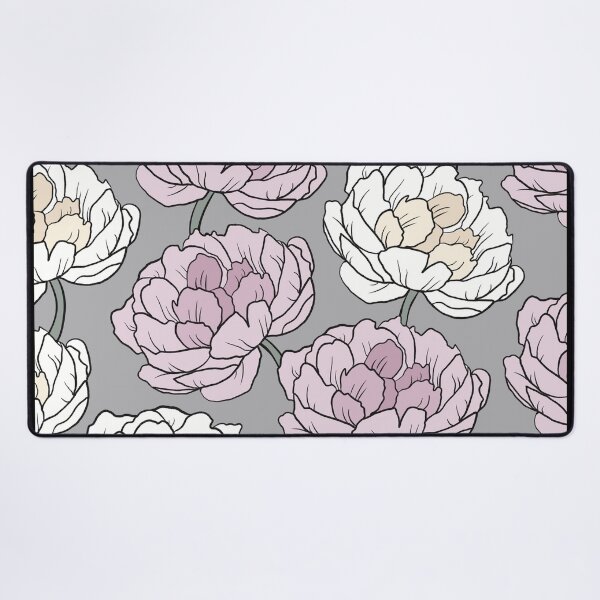 Item preview, The white and pink peonies in a lovely pattern designed and sold by marina63.