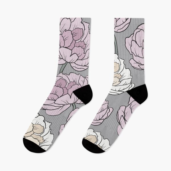 Item preview, The white and pink peonies in a lovely pattern designed and sold by marina63.