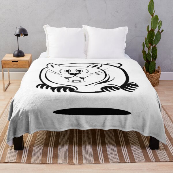 Item preview, Flying fat cat illustration designed and sold by AndreMi.