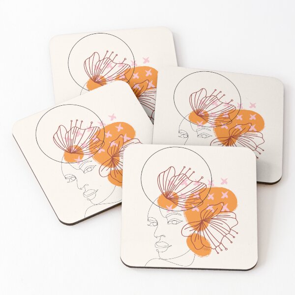 Item preview, Minimalistic floral boho lineart  designed and sold by CreativeStrand.