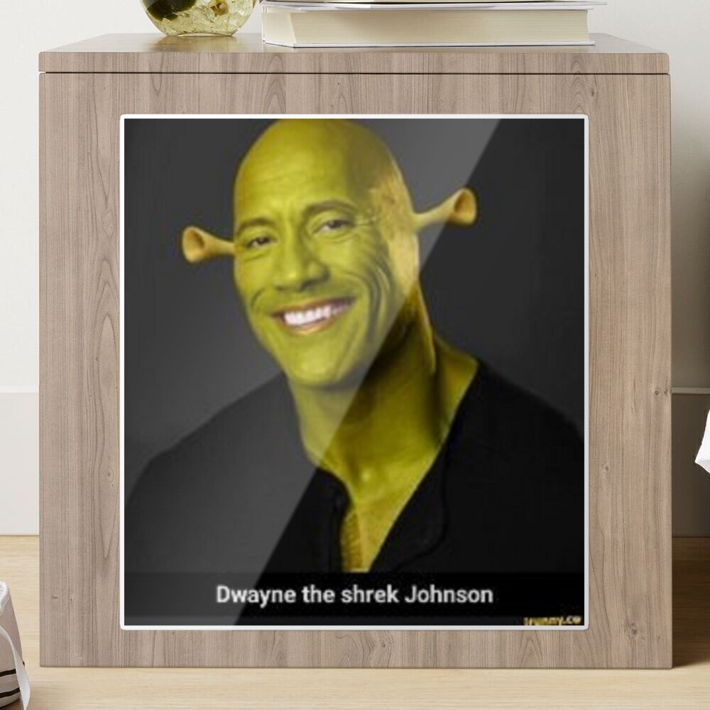 Shrek - Dwayne The Rock Johnson - Work of Art Poster for Sale by  stickrmeme