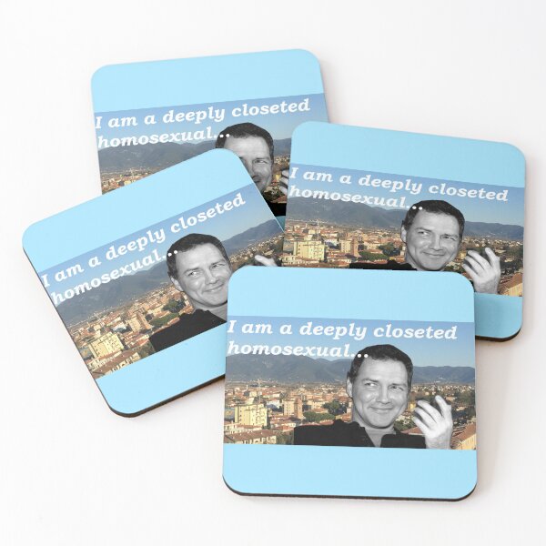 Deeply Closeted Homosexual  Coasters (Set of 4)