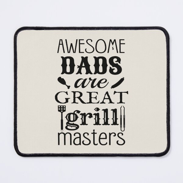 Item preview, Fun  Awesome Dads Are Great Grill Masters Black Text Design, Perfect For Father's Day designed and sold by TrulyEpoque.