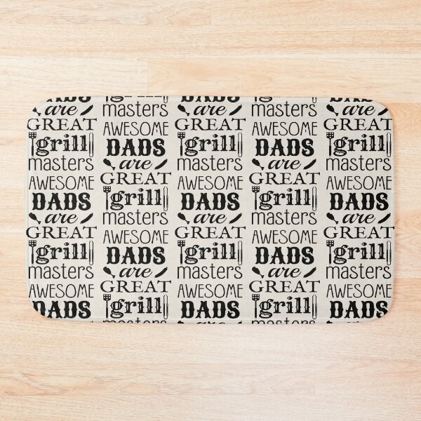 Item preview, Fun  Awesome Dads Are Great Grill Masters Black Text Design, Perfect For Father's Day designed and sold by TrulyEpoque.