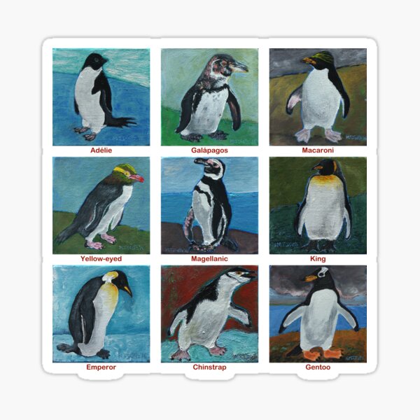 Item preview, Nine Penguins designed and sold by mtdietz.
