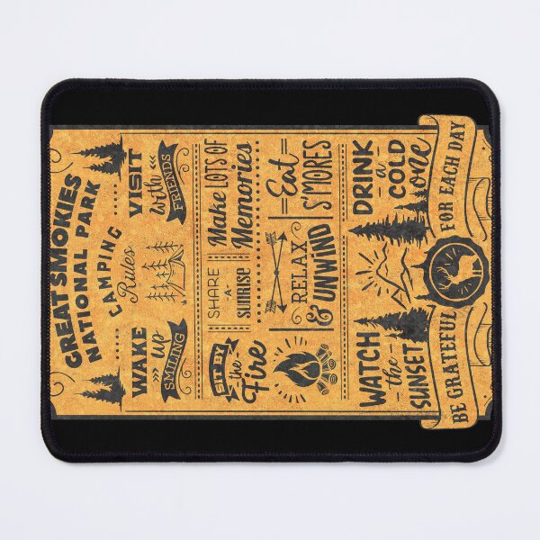 Item preview, Great Smokies National Park Camping Rules designed and sold by JordanHolmes.