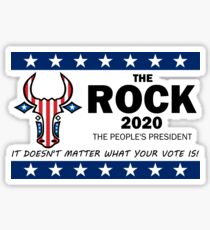 President Rock 2020 (Landscape) Sticker