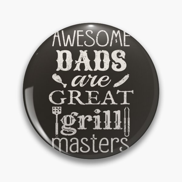 Item preview, Distressed Style Awesome Dads Are Great Grill Masters Design, Perfect For Father's Day designed and sold by TrulyEpoque.