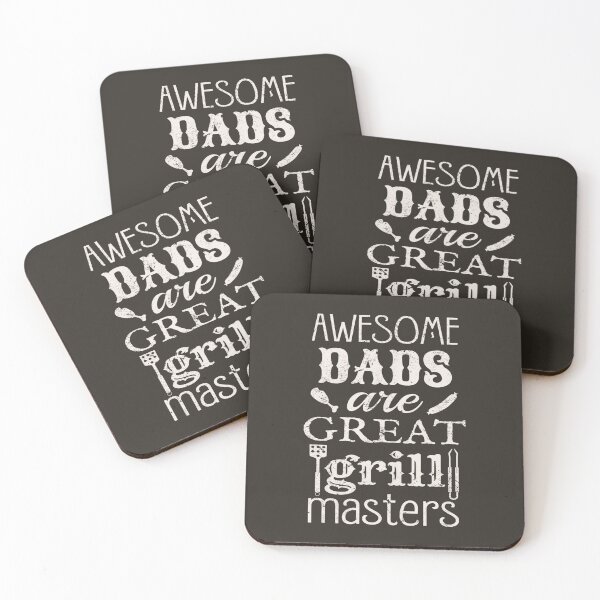 Item preview, Distressed Style Awesome Dads Are Great Grill Masters Design, Perfect For Father's Day designed and sold by TrulyEpoque.