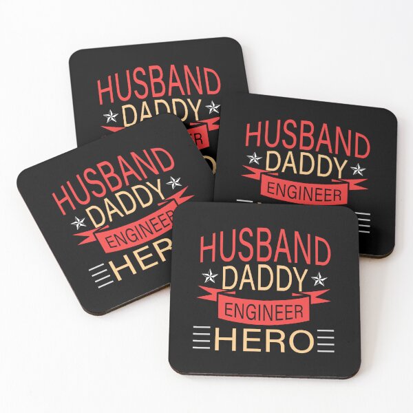 Item preview, Husband daddy engineer hero  designed and sold by Nikmay Design.