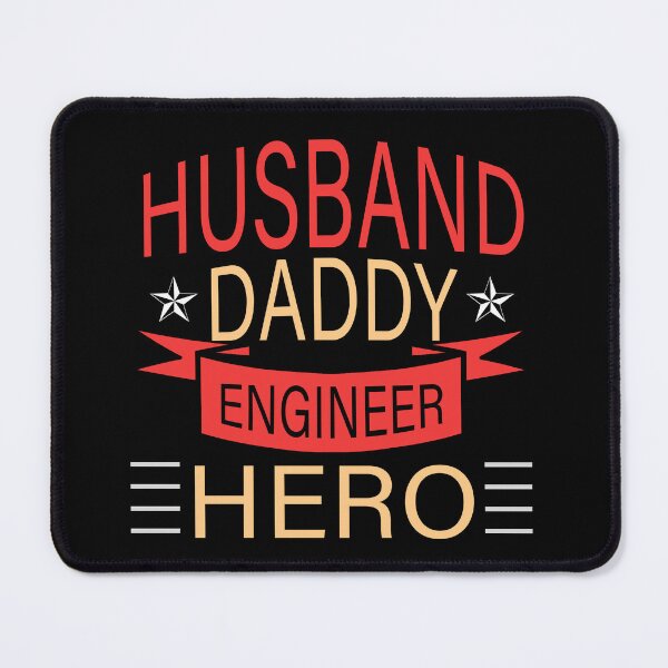 Item preview, Husband daddy engineer hero  designed and sold by Nikmay Design.