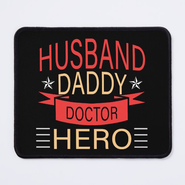 Item preview, Husband daddy doctor hero designed and sold by Nikmay Design.