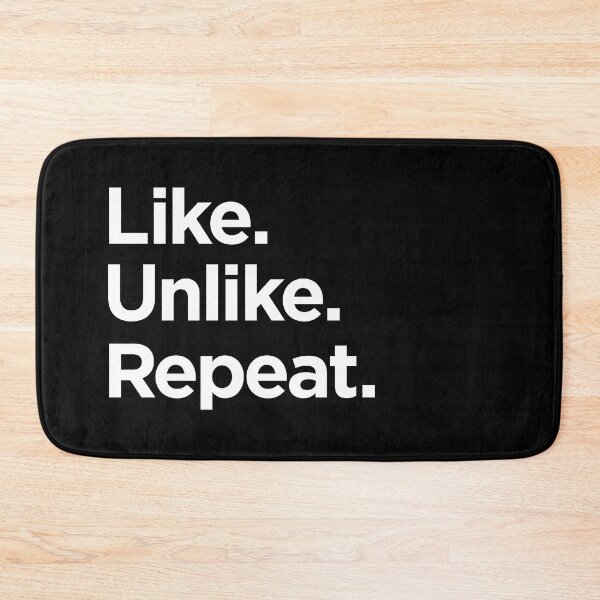 Item preview, Like. Unlike. Repeat. (White Text) designed and sold by STUDIO-72.