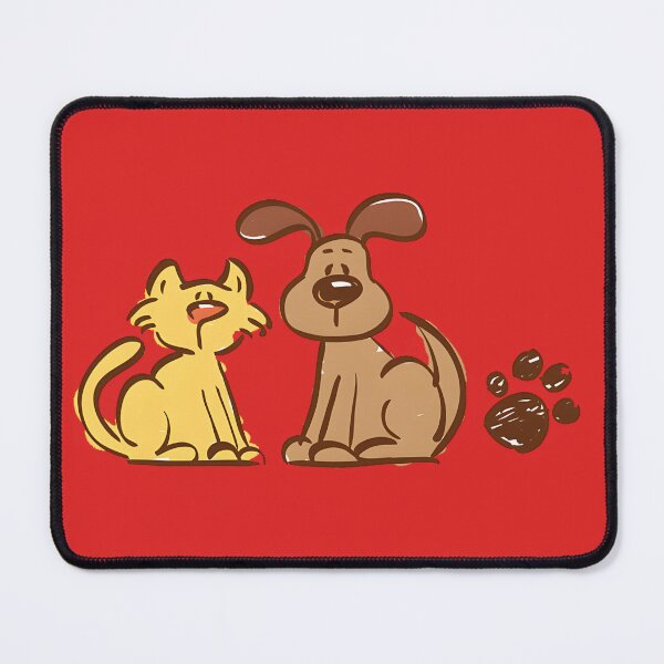 Item preview, One cat and one dog designed and sold by Soft Strength Studio.