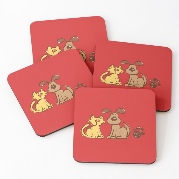 Item preview, One cat and one dog designed and sold by Soft Strength Studio.