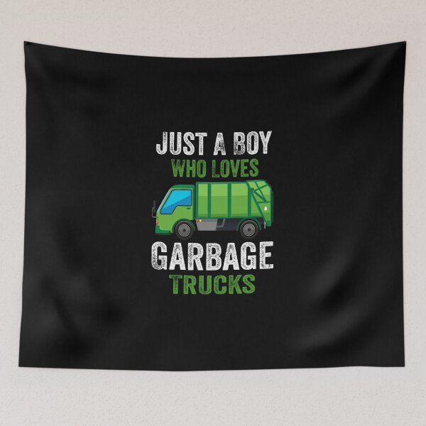 Item preview, Just A Boy Who Loves Garbage Trucks designed and sold by boyastore.