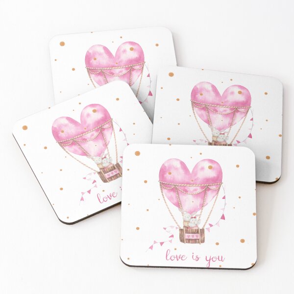 Item preview, rabbit in hot air balloon  designed and sold by the-myro.