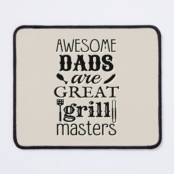 Item preview, Shadow Black Text Style Awesome Dads Are Great Grill Masters Design, Perfect For Father's Day designed and sold by TrulyEpoque.