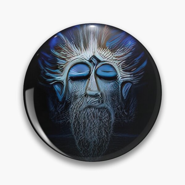 Item preview, Bearded Blue Old Alien designed and sold by PlacidHinds.
