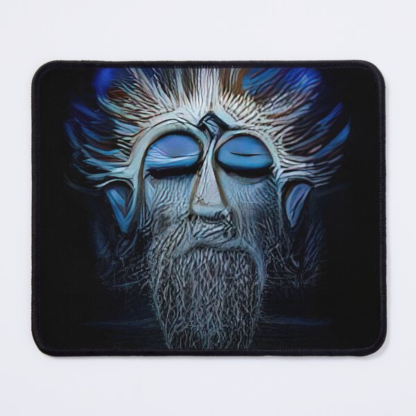 Item preview, Bearded Blue Old Alien designed and sold by PlacidHinds.
