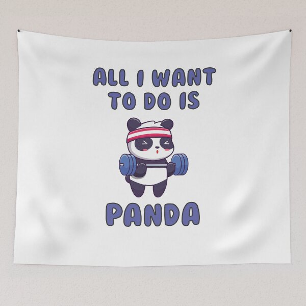 Item preview, All I Want To Do Is Panda For Panda Lovers designed and sold by Designer-Drang.