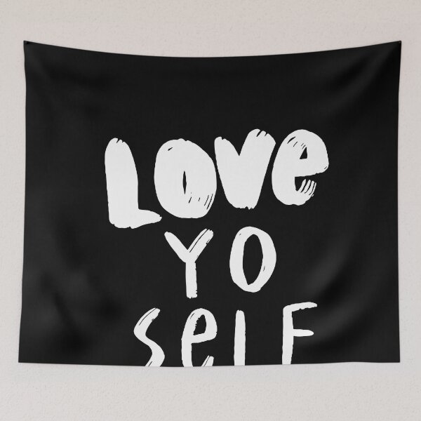 Item preview, Love Yo Self Positive Message Motivational Quotes designed and sold by ShaneGuzman.