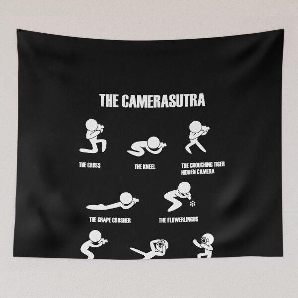 Item preview, Camera Sutra Funny Humor Photographer Camera Poses designed and sold by TobyLewis1592.