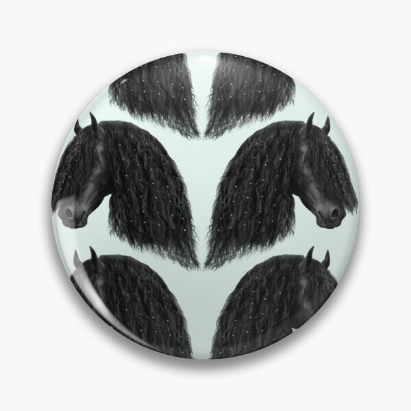 Item preview, Friesian horse repeater  designed and sold by CLBArtDesign.
