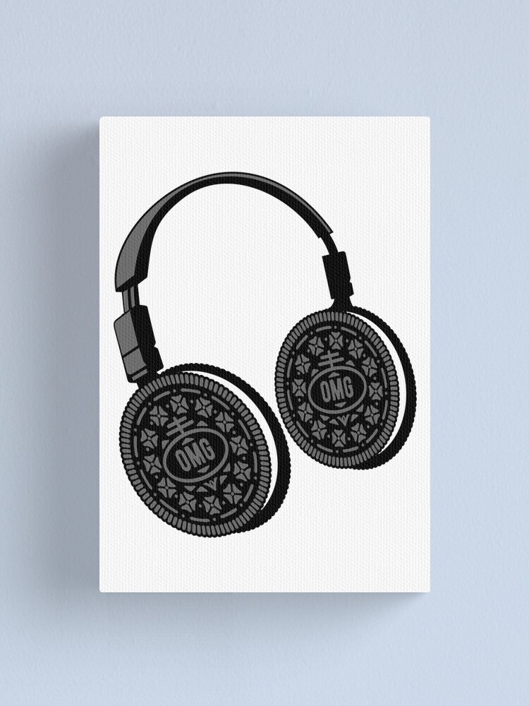 Biscuit Headphones Canvas Print