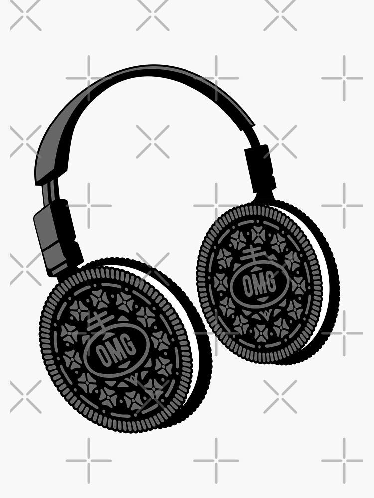 Biscuit Headphones Sticker