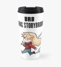 Taza de viaje BRB - salvando storybrooke